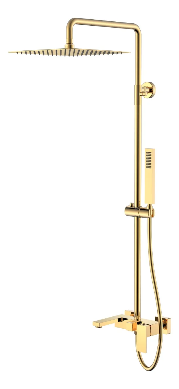 Boheme Стойка для душа QUBIC Gold
