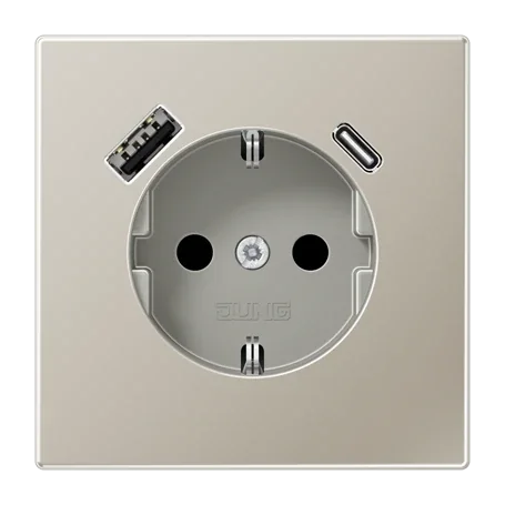 SCHUKO-розетка с USB типа AC JUNG