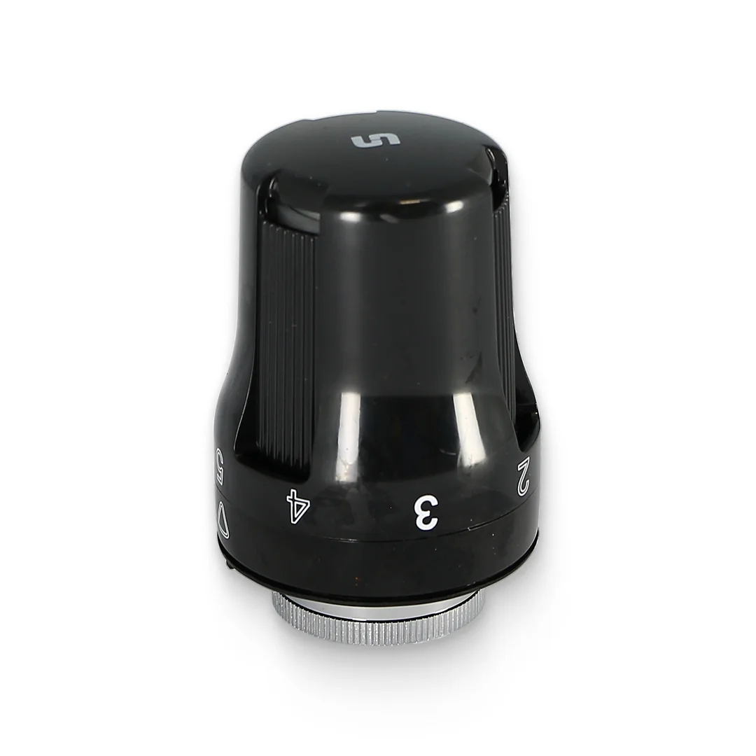 Термостатическая головка DX M30х1,5, чёрная Uni-Fitt
