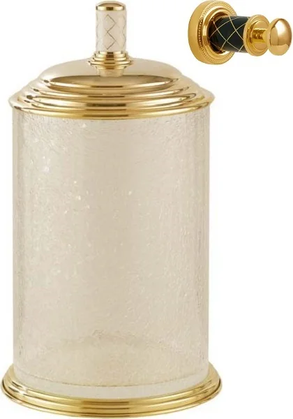 Boheme Ведро MURANO GOLD стекло (черное)_Комплект