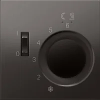 Donel R98 METAL никель накладка для регулятора тёплого пола DTEF231, серия DA