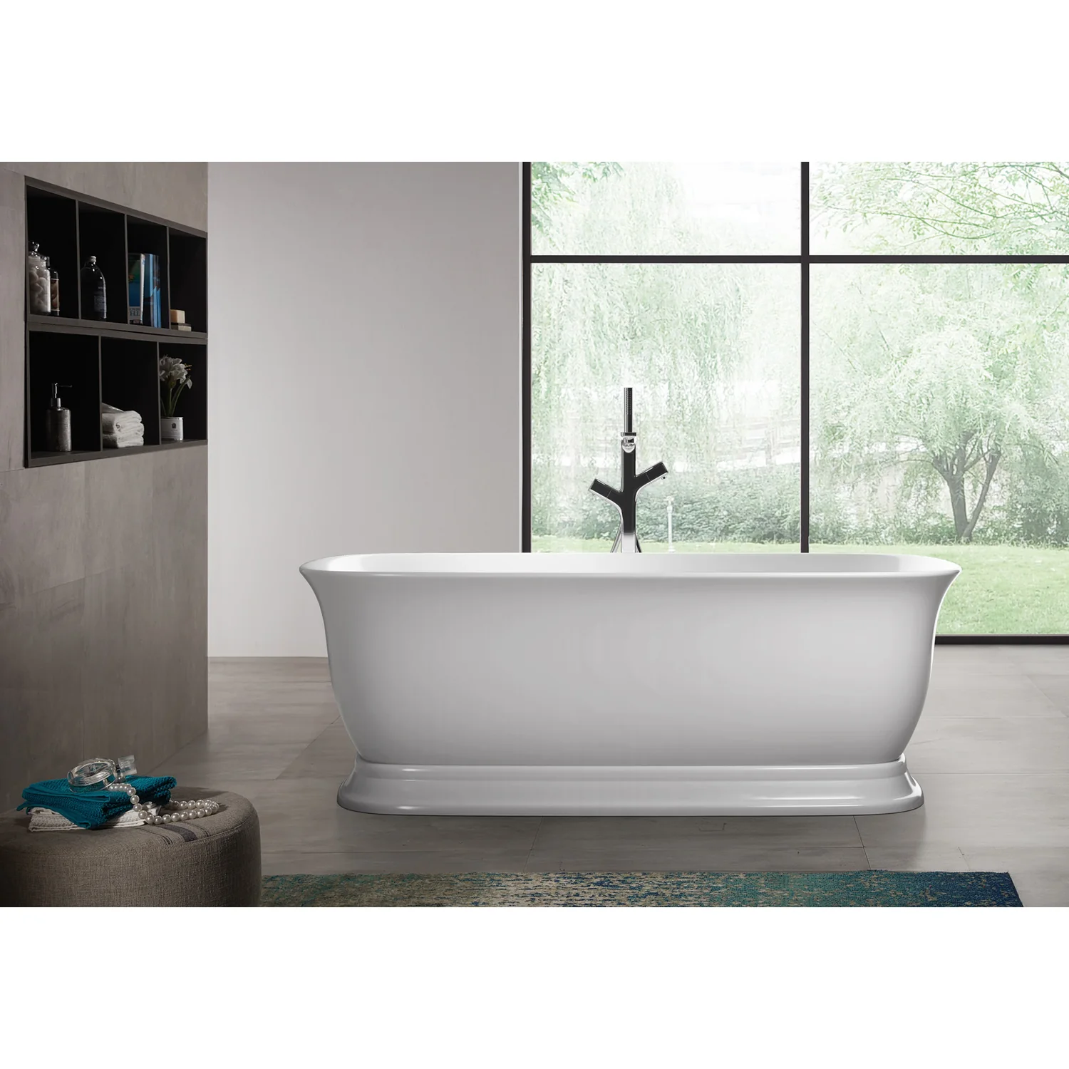 Акриловая ванна BELBAGNO BB400-1500-800