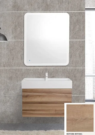 MOLVENO 46 База под раковину подвесная с 2 выкатными ящ, Rovere Rivera, 800x460x500, MOLVENO 46-80-2