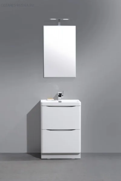 ANCONA-N База под раковину напольная с двумя выкатными ящиками Rovere Moro BelBagno