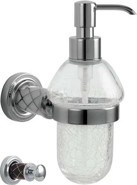 Boheme Настенный диспенсер MURANO CHROME (шоколад)_Комплект