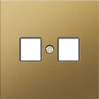 Donel R98 METAL бронза антик Накладка для розетки RJ45, 2-я, серия DA
