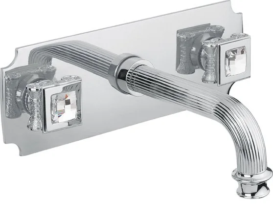 OLIMP-BLS2-01-Sw Встраиваемый смеситель для раковины, хром, ручки Swarovski