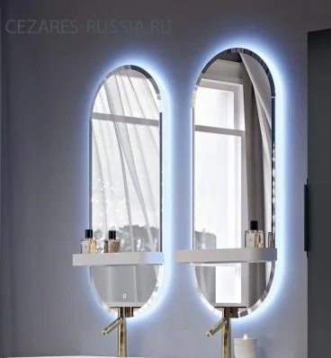 Зеркало со встроенной LED подсветкой 45096, 65x110x3 CEZARES