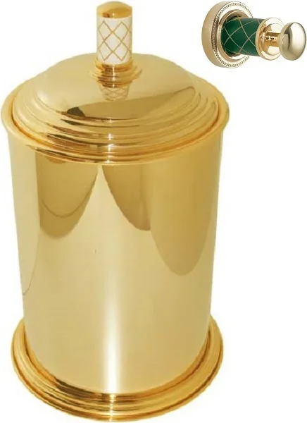 Boheme Ведро MURANO GOLD металл (бирюзовое)_Комплект