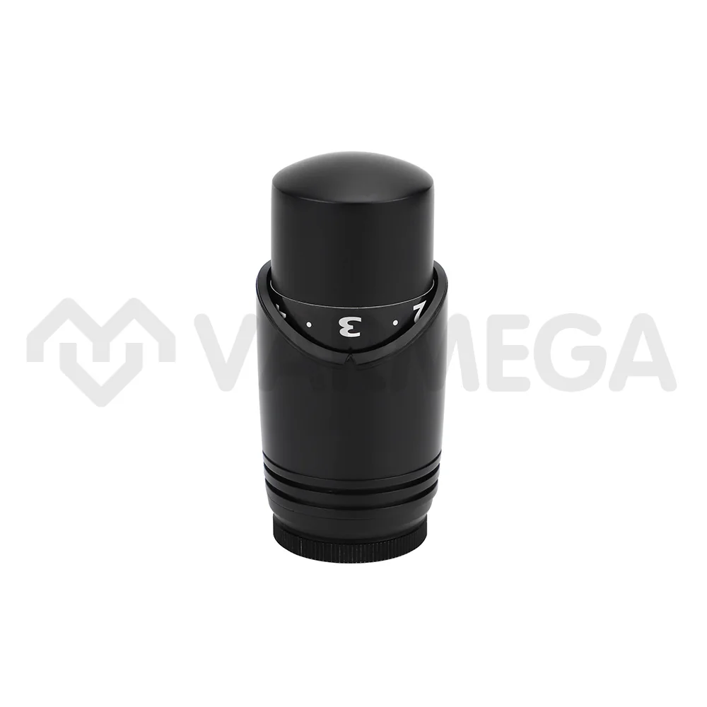 Термостатическая головка Varmega, серия VM112, M30х1.5, черная