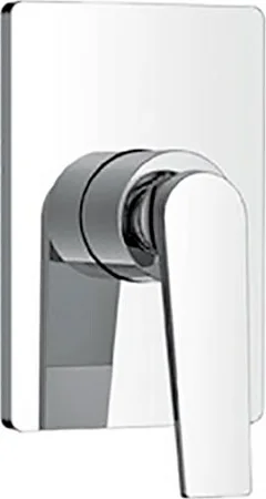 BADEN-F-DIM-01 Встраиваемый однорычажный смеситель для душа, хром