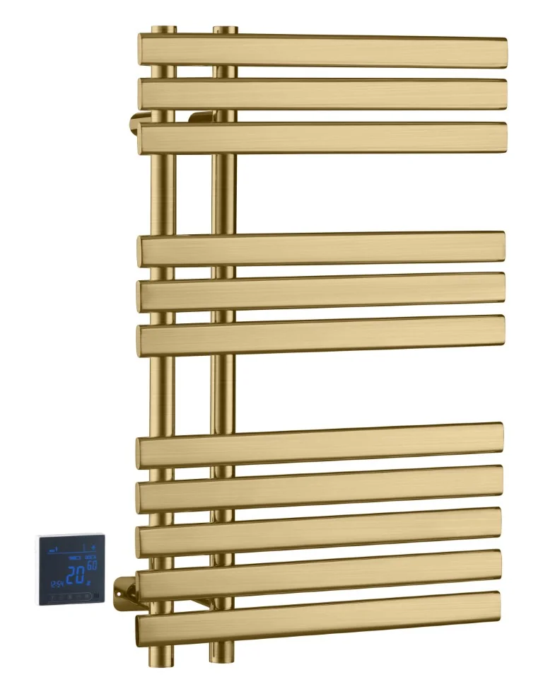 Boheme Полотенцесушитель электрический сухой VENTURO MATT GOLD
