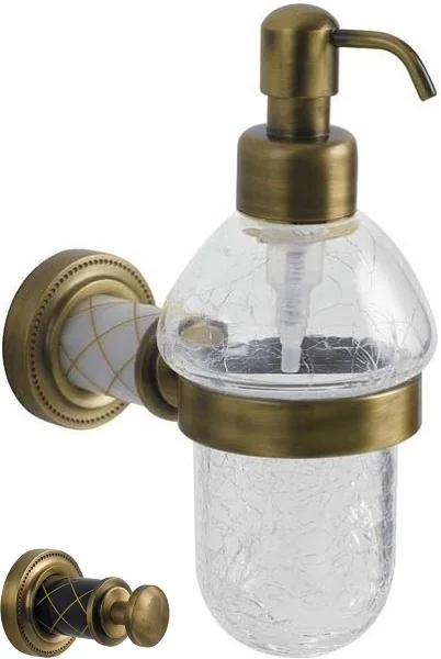 Boheme Настенный диспенсер MURANO BRONZE (черное)_Комплект