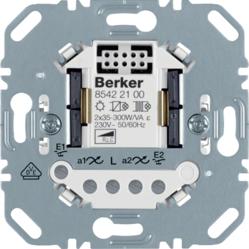 Universal touch dimmer, 2-gang