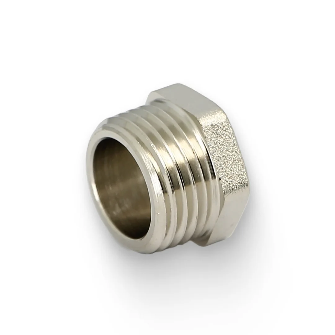 Заглушка Н 1/2", никелированная Uni-Fitt