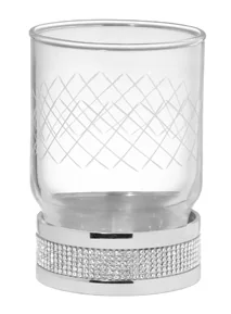 Boheme Настольный стакан ROYALE CRISTAL  BLACK ХРОМ