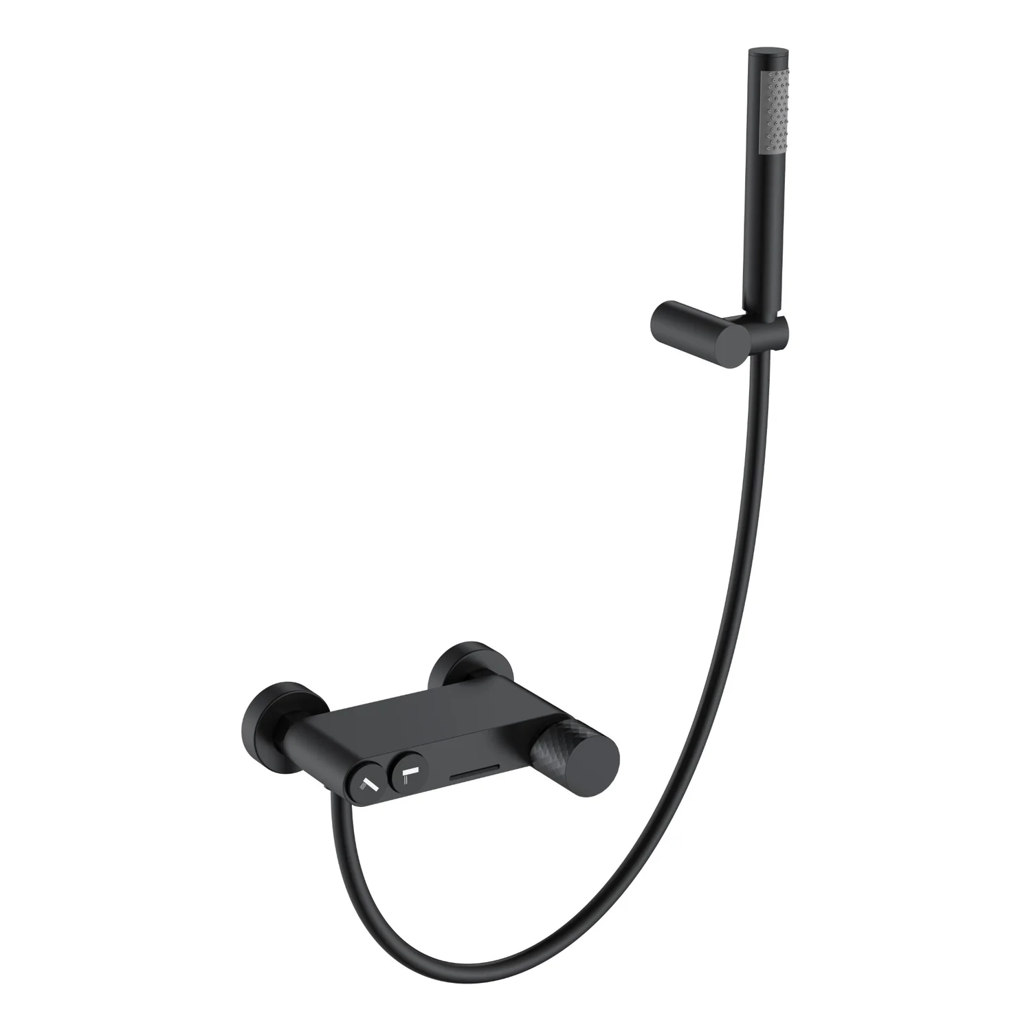 Boheme Смеситель STICK для ванны BLACK DIAMOND BLACK