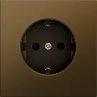 Donel R98 METAL латунь накладка для розетки Schuko с/з с защитой 16 A 250 В~, серия DA
