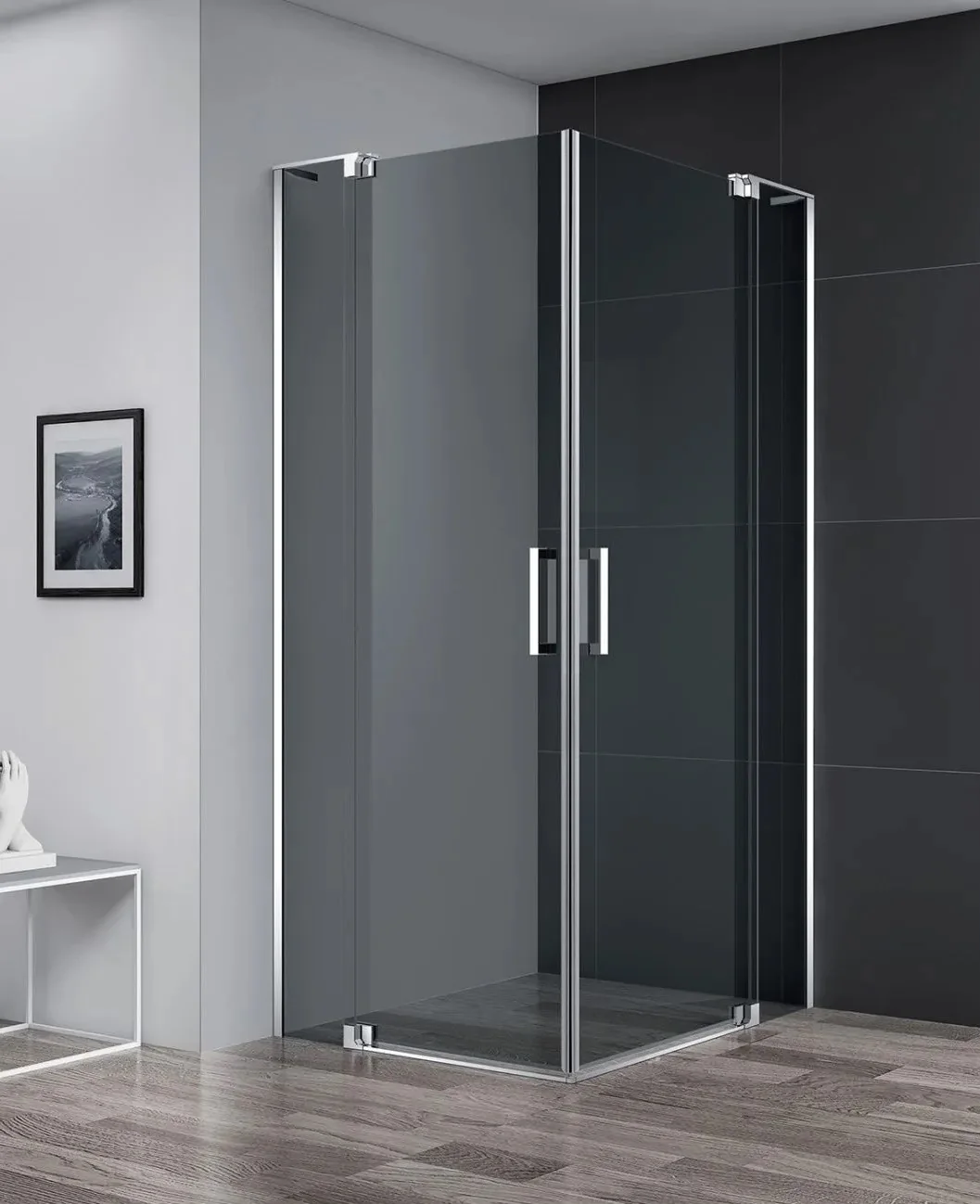 SLIDER-A-2-70/80-GRIGIO-Cr Душевой уголок