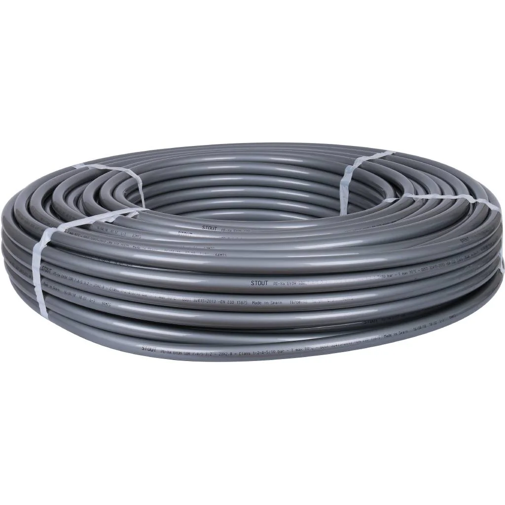 Труба STOUT PEX-A/EVON 20х2,8 универсальная, серая