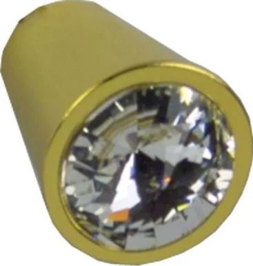 Мебельный кноб WPO633.017.KRGP Swarovski 1 кристалл, Золото CEZARES