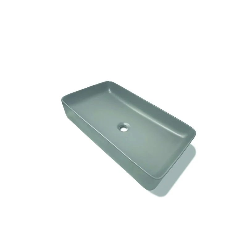 Раковина керамическая накладная 50338 Grigio nuvola, 62x36x11 CEZARES