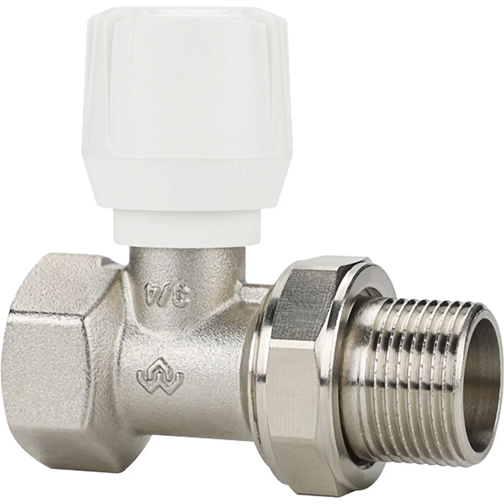 Ручной радиаторный клапан Varmega VM10103, 3/4", прямой