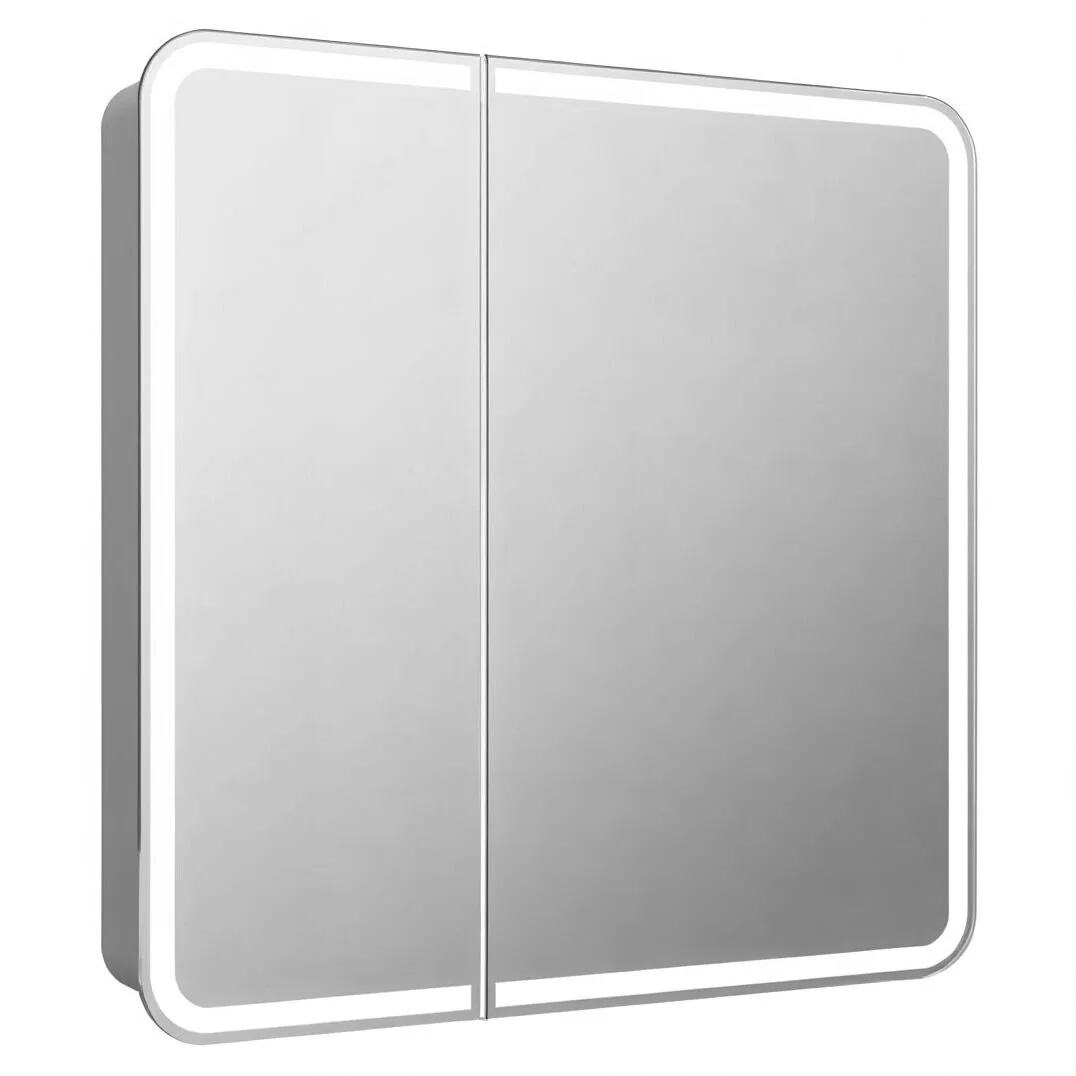 Зеркало-шкаф "Reflection Circle LED" 800х800, RF2110SR
