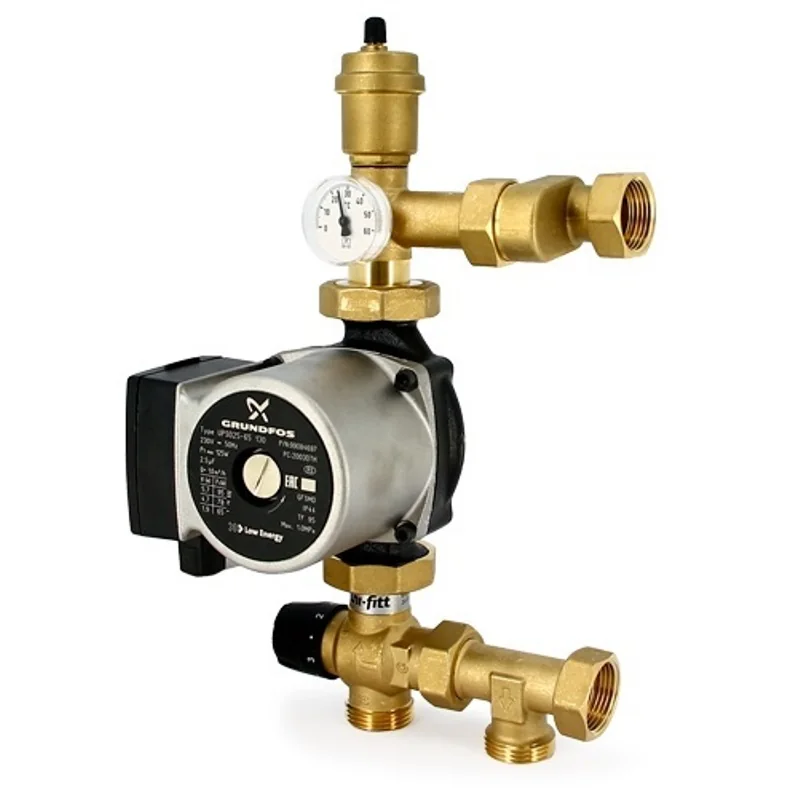 Насосная группа DN25, с насосом Grundfos UPSO 25-65 180 Uni-Fitt