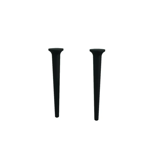 Ножки для шкафчика, комплект 2 штуки, высота 43 см, дерево 40446 Nero opaco, 9x9x43 CEZARES