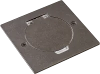 Donel Лючок Surface 2 мод. (1 мод. 45х45 мм.), круглая крышка, оцинкованная сталь, IP44