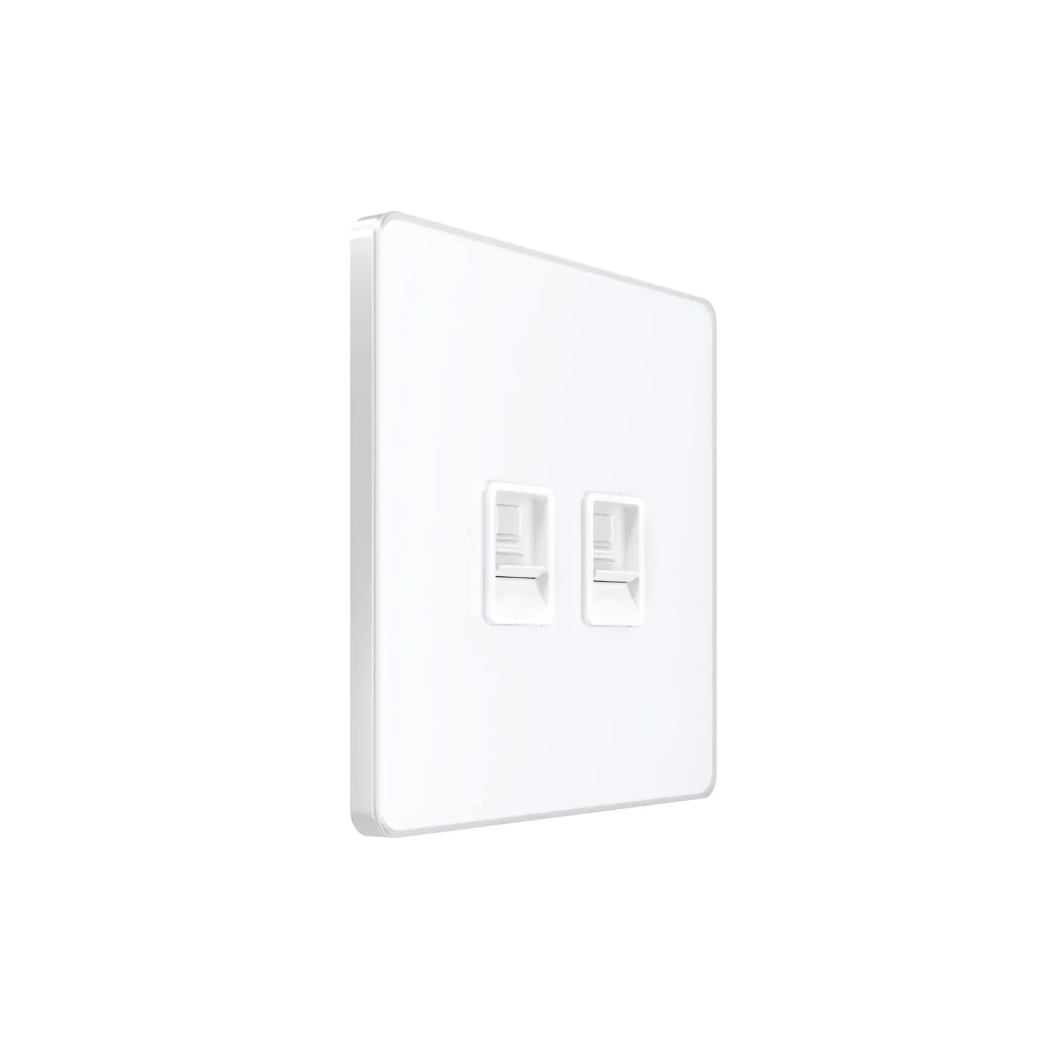 Systeme Infinity, Розетка информационная С/У RJ-45 кат.5e 2-я, Арктический лед