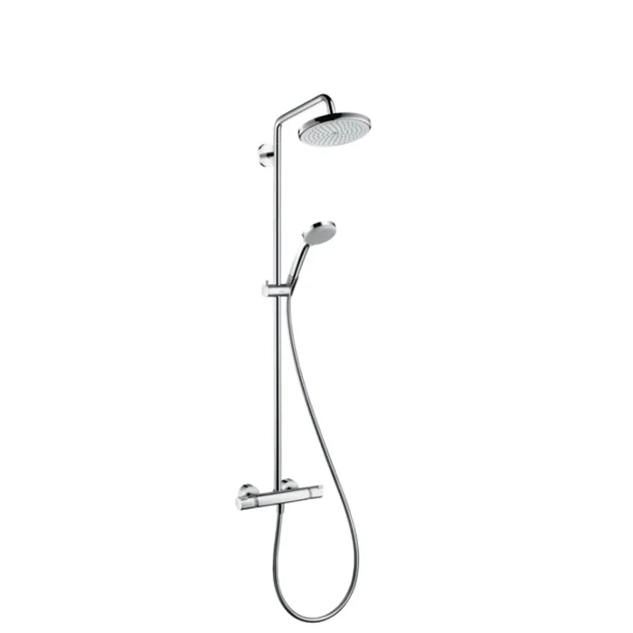 Hansgrohe Croma 220 Showerpipe душевая система с термостатом хром 27185000