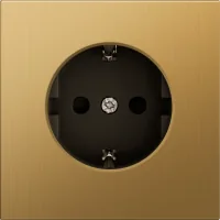 Donel R98 METAL бронза антик накладка для розетки Schuko с/з с защитой 16 A 250 В~, серия DA