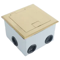 Donel Лючок в пол 3 мод. (1 мод. 45х45 мм. + 1 мод. 22.5х45 мм.), латунь, (с уст. набором)