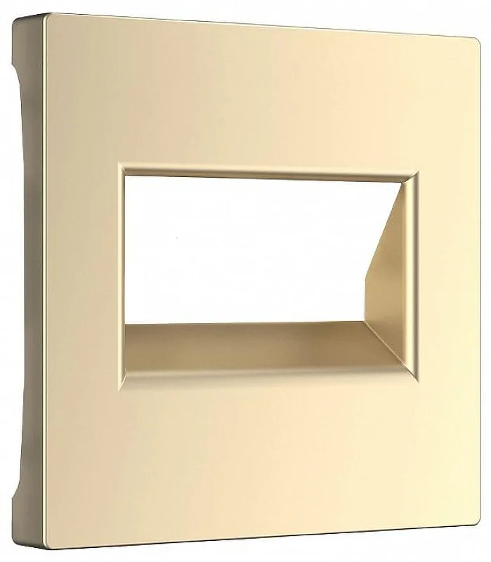 W1191111/ Накладка для двойной розетки Еthernet RJ-45 (шампань)