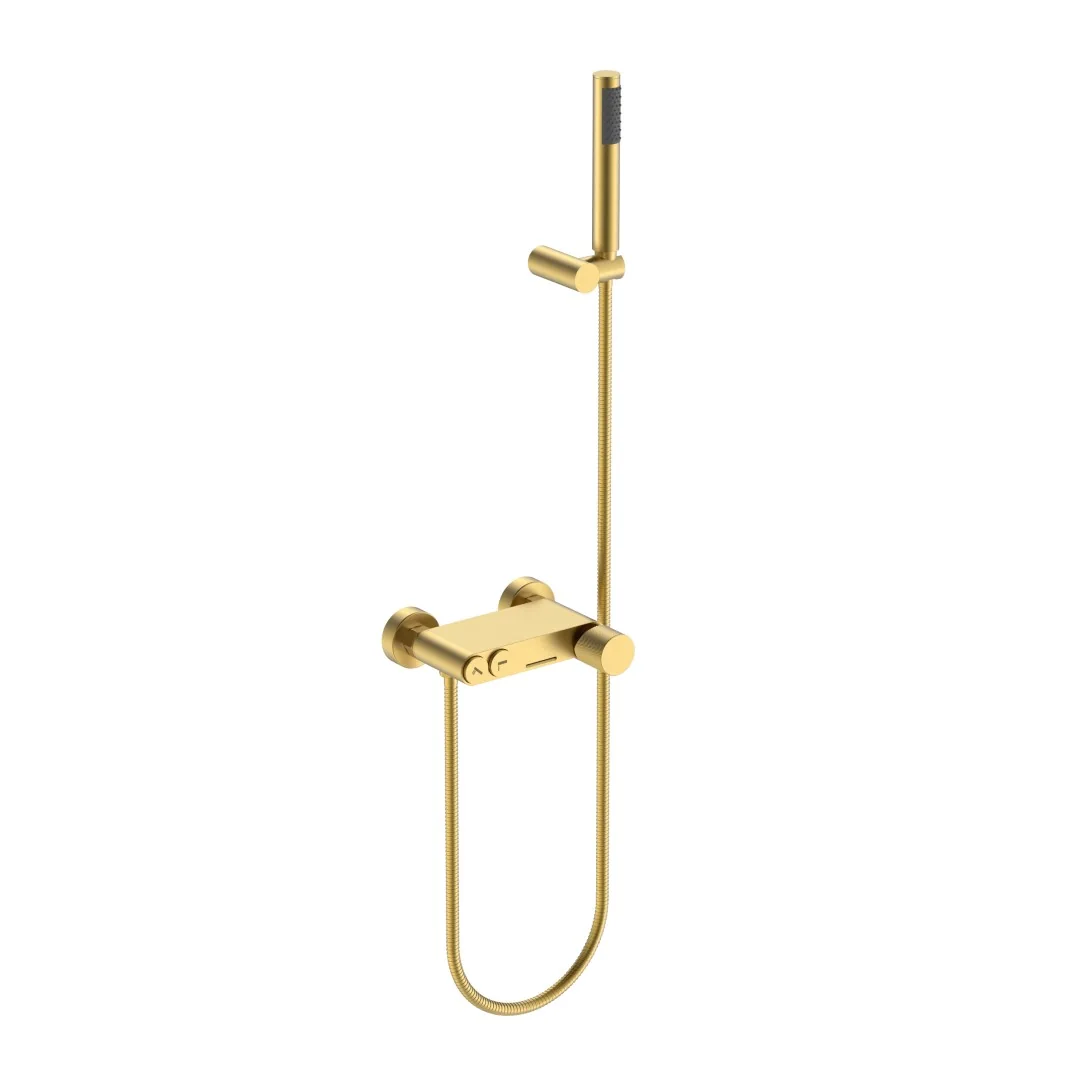 Boheme Смеситель STICK для ванны MAT GOLD SPIRALE