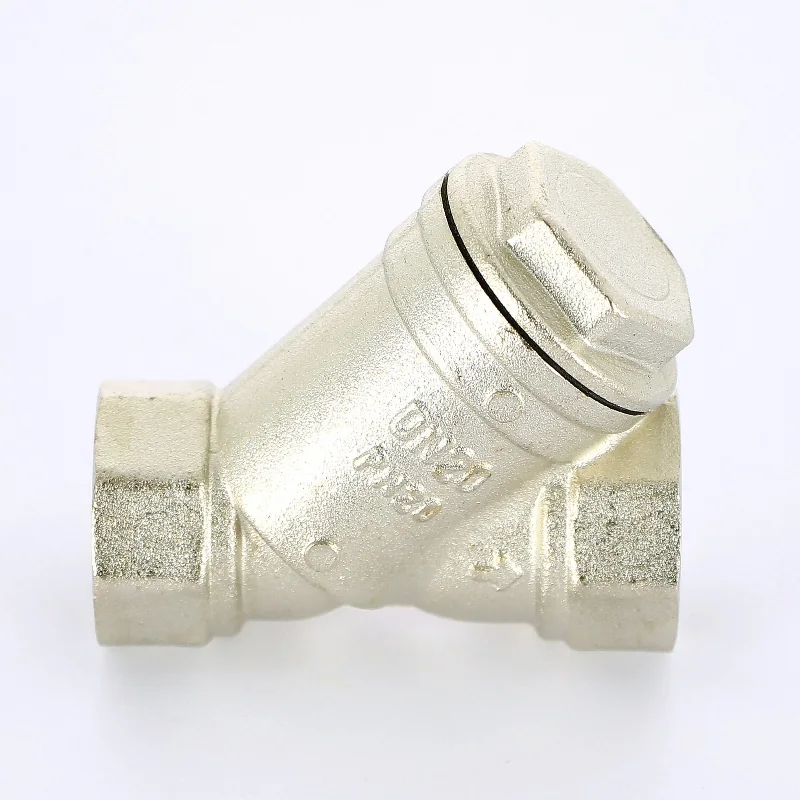 Фильтр косой ВВ 3/4" 400 мкм, никелированный Uni-Fitt
