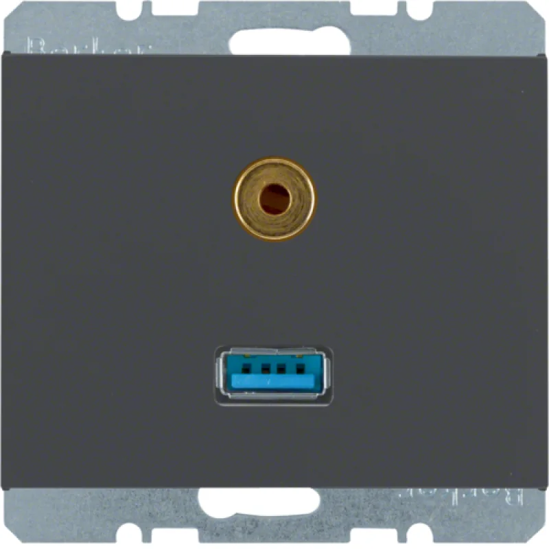 *По запросу* BMO USB/3.5mm AUDIO K.1 цвет: антрацитовый