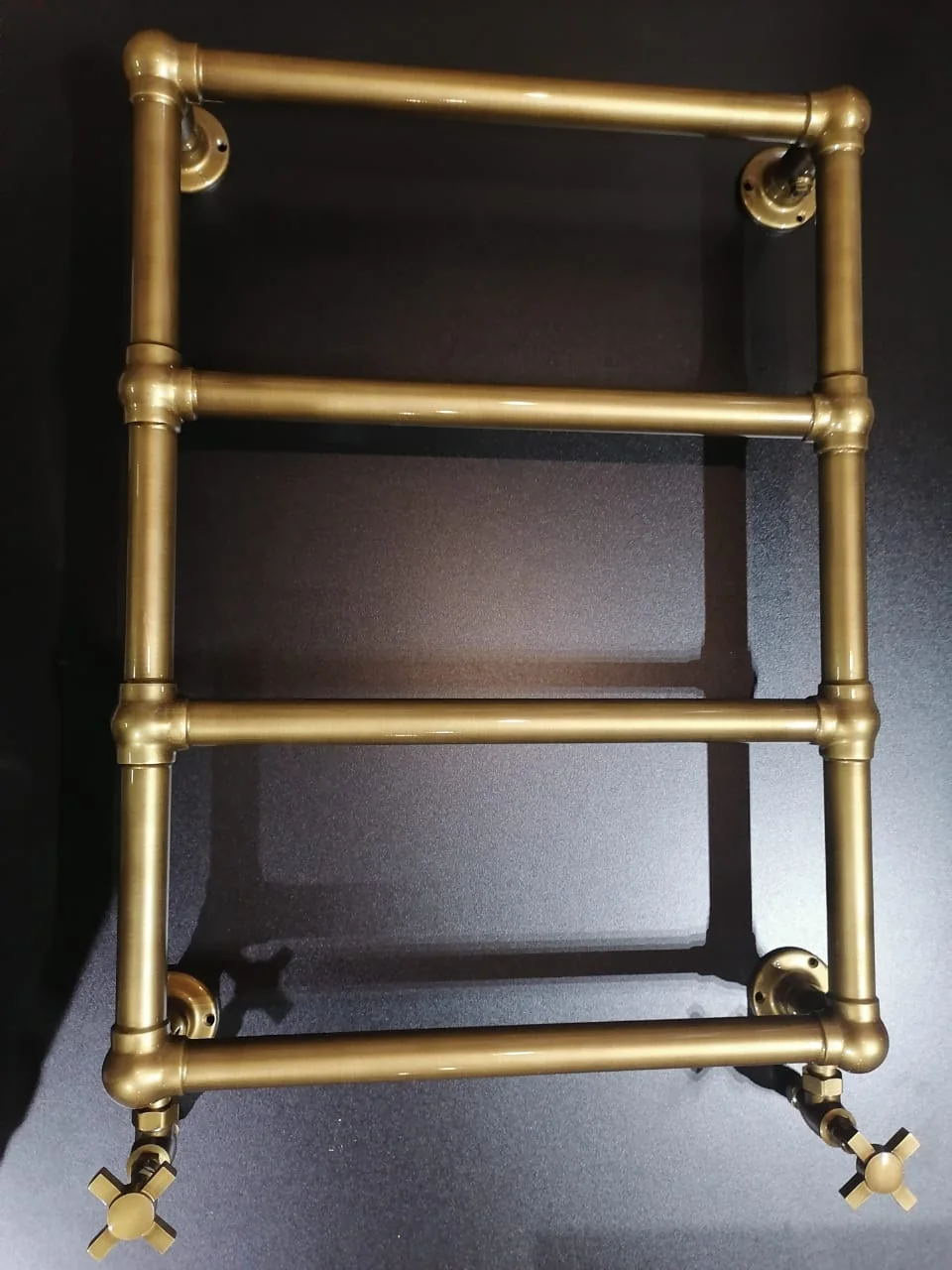 Boheme Полотенцесушитель водяной 750x500mm , бронза