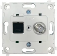 Donel R98  механизм розетки RJ45 + SAT (F-разъём), серия DA