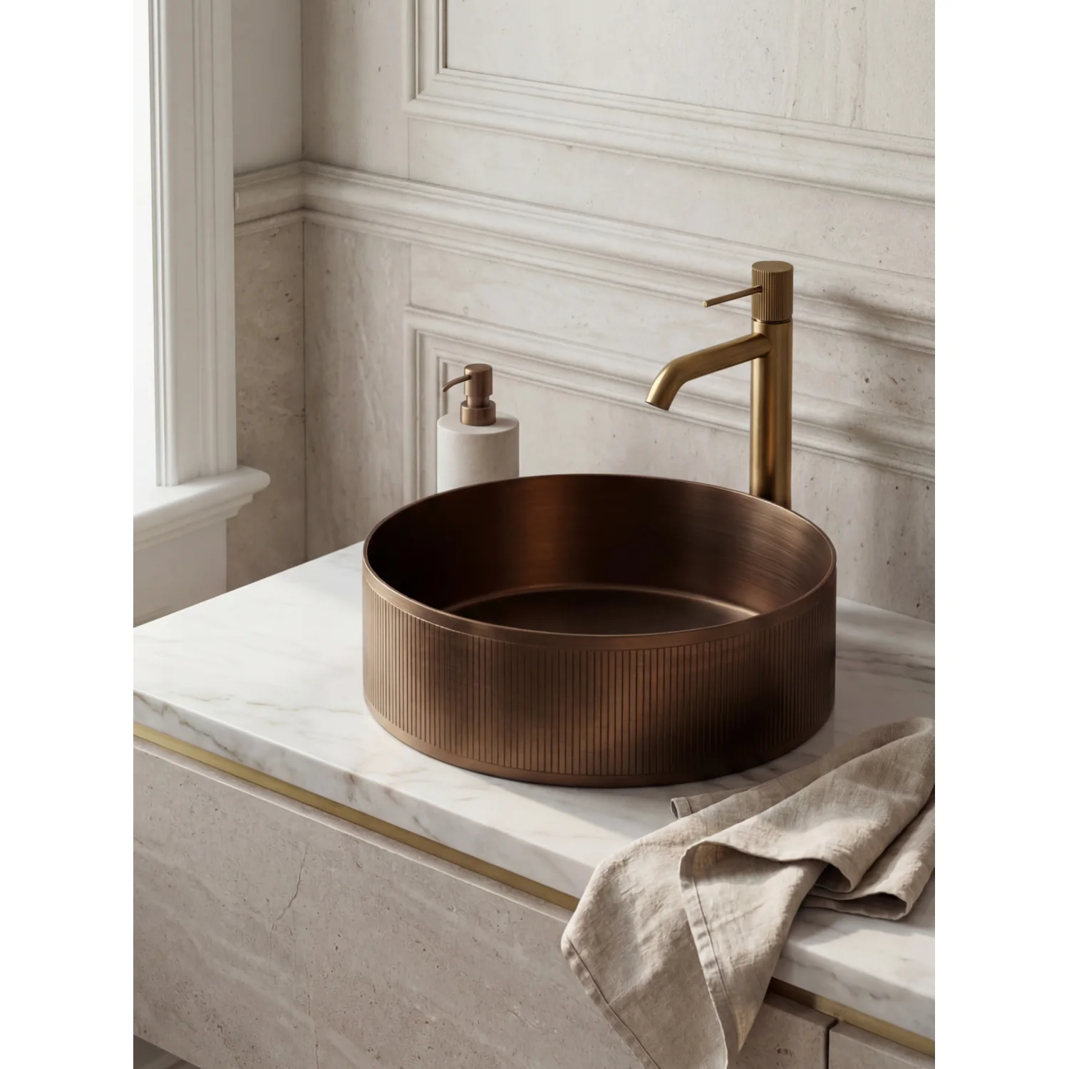 Раковина AltroBagno Costoso 001008 BrAn из нержавеющей стали