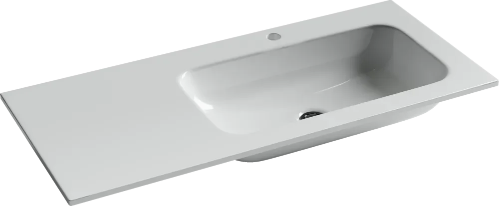 Мебельная раковина Ceramicanova Grace CN7015 100 накладная прямоугольная