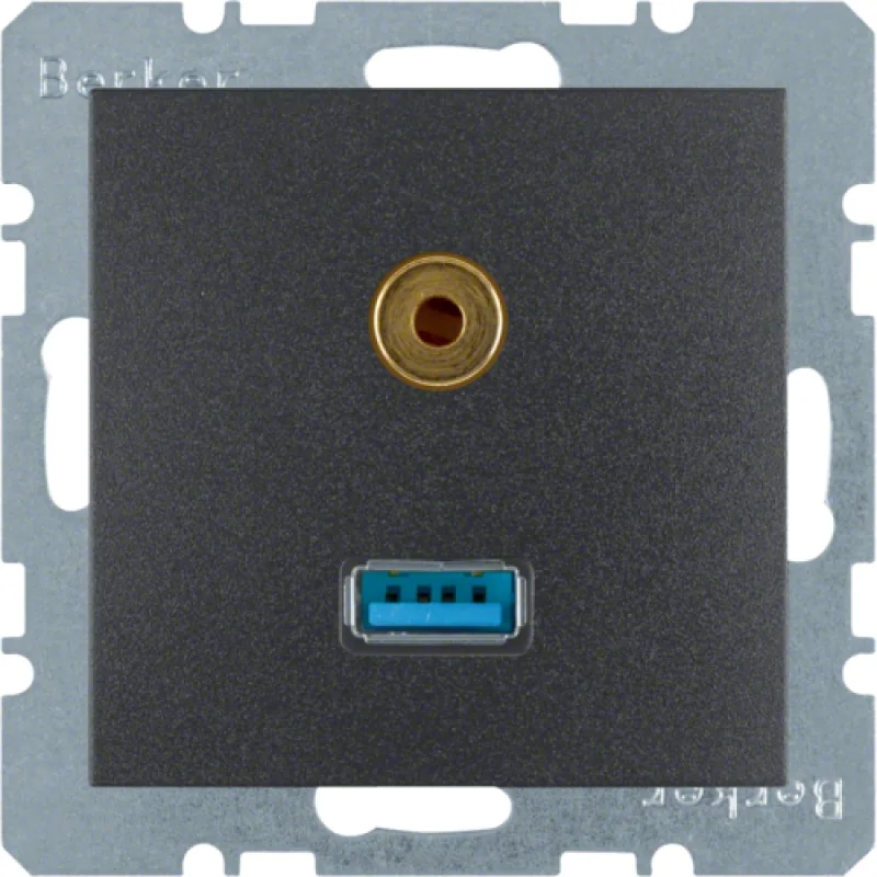 *По запросу* BMO USB/3.5mm AUDIO B.x цвет: антрацитовый