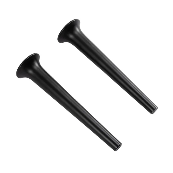Ножки для шкафчика, комплект 2 штуки, высота 29 см, дерево 40437 Nero opaco, 9x9x29 CEZARES