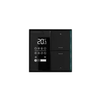 Donel Многофункциональный комнатный  термостат KNX,ЖК-экран, встроенный датчик температуры, черная ч