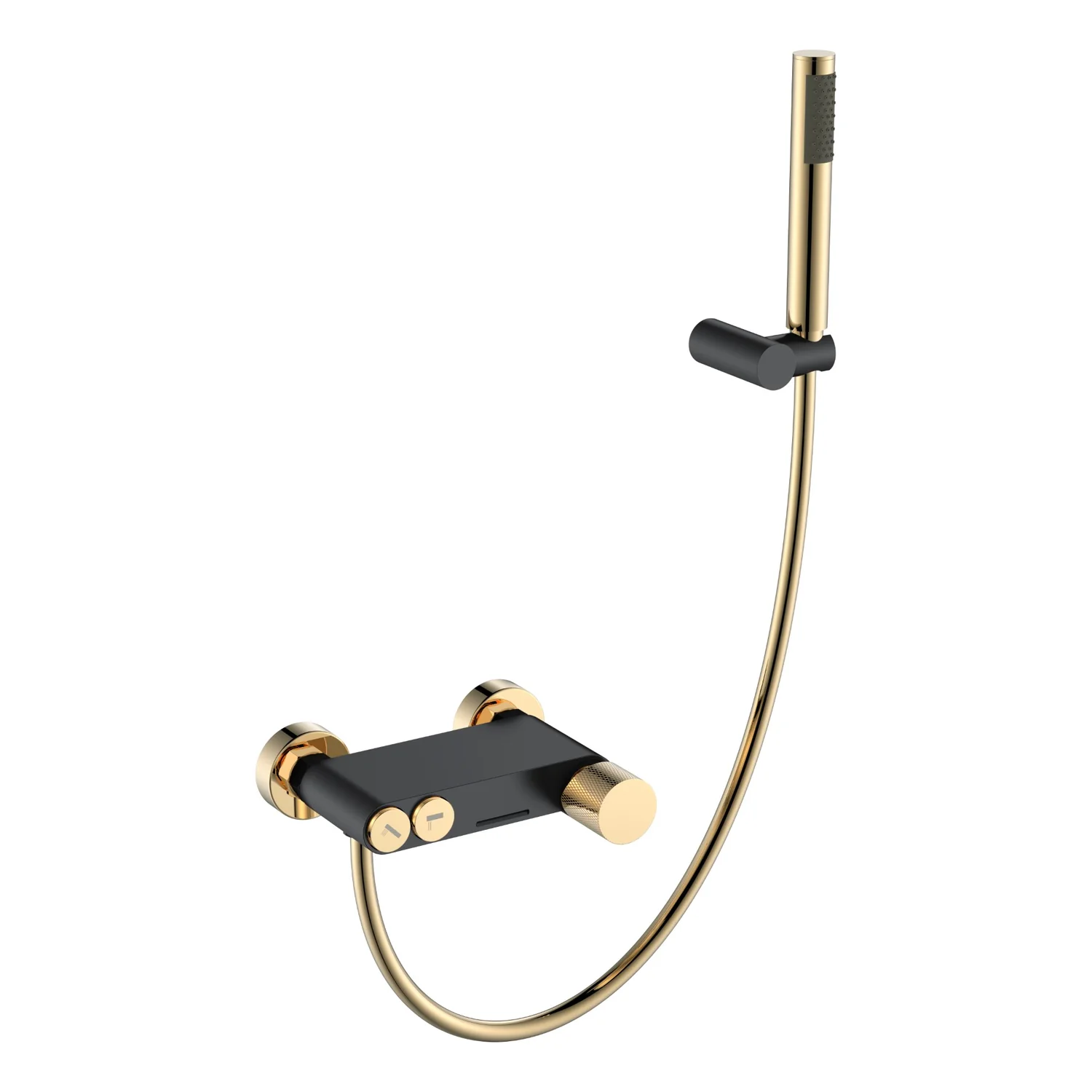 Boheme Смеситель STICK для ванны BLACK TOUCH GOLD
