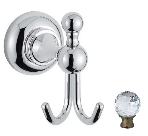 APHRODITE-DHK1-02-Sw Двойной крючок, Бронза,  Swarovski
