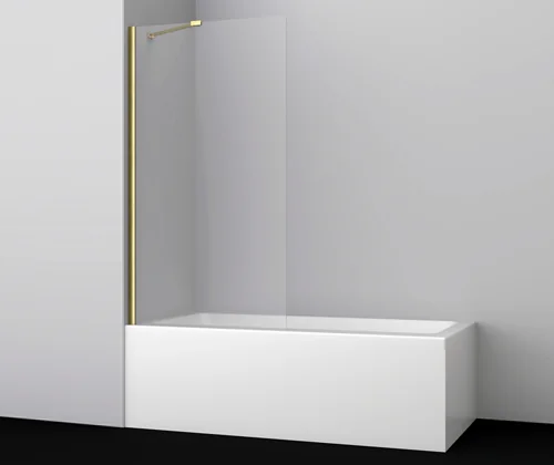 Aisch 55P01-80 Fixed Стеклянная шторка на ванну Wasserkraft