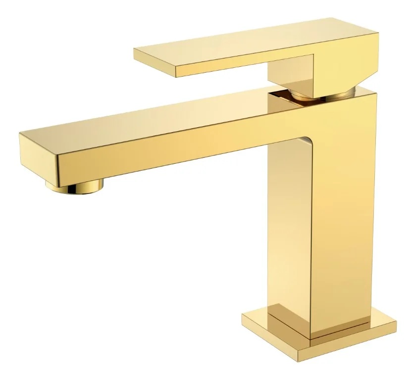Boheme Смеситель для умывальника QUBIC Gold